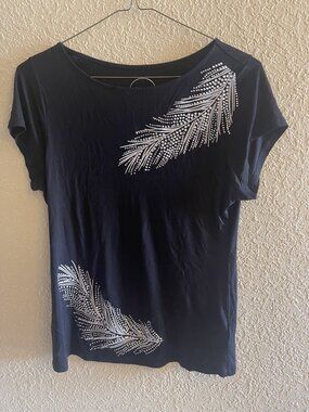 Black Silver Tee